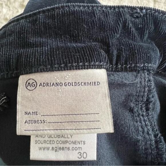 Alexa Chung For AG Navy Corduroy A-Line Mini Skirt - Picture 8 of 8